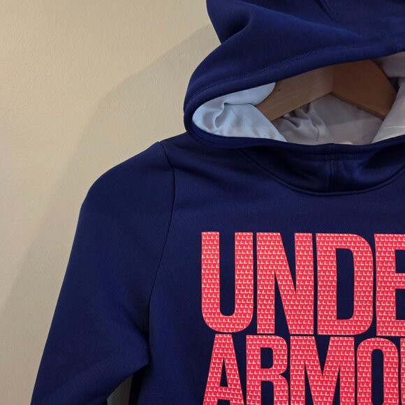 Girls Under Armour Cold Gear Hoodie Youth Medium - Picture 5 of 10